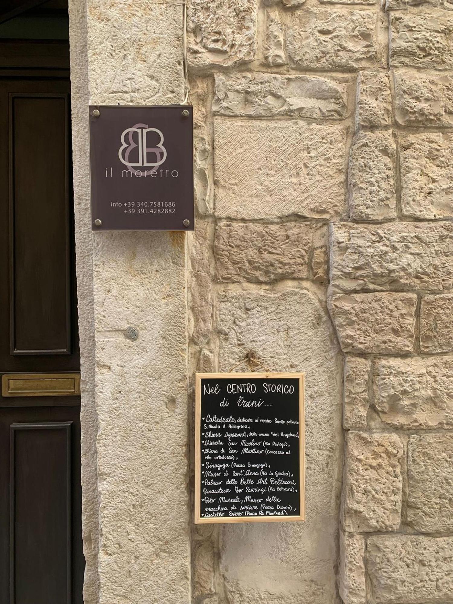 Il Moretto Trani Exterior foto